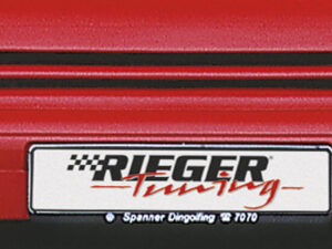Rieger grill med en ribbe