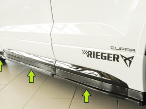 Rieger sideskørte (3-delt)