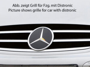 Frontgrill sort/krom, Mercedes CLK (W209)