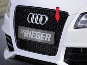Kølergrill Audi RS5 (B8), sort blank