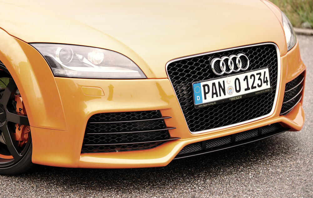Kølergrill Audi TT-RS (8J), sort/aluminium - Billede 2