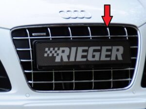 original Audi R8 kølergrill V10 sort/krom