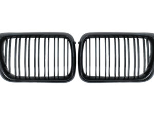 Centrale nyregriller velegnet til BMW 3 Series E36 LCI (11.1996-1999) Dobbeltstribe i klaversort