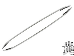 Dekorative tagrælinger velegnet til Land Range Rover Evoque L538 (2011-2018) i blank aluminium til panoramatag.
