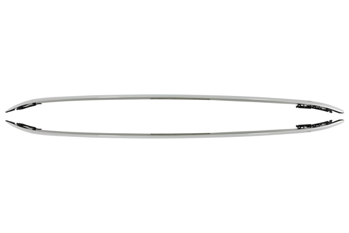 Dekorative tagrælinger velegnet til Land Range Rover Evoque L538 (2011-2018) i blank aluminium til panoramatag. - Billede 3