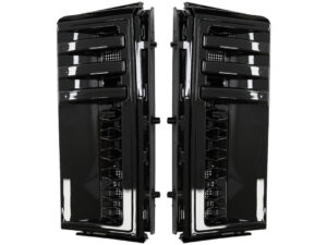 Sideventiler passende til Land Range Rover Vogue III L322 (2002-2012) Gitter Autobiography Design i Klaver Sort