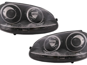 Xenon Look Forlygter velegnet til VW Golf 5 V Mk5 (2003-2007) Jetta (2005-2010) GTI R32 Chrome Edition