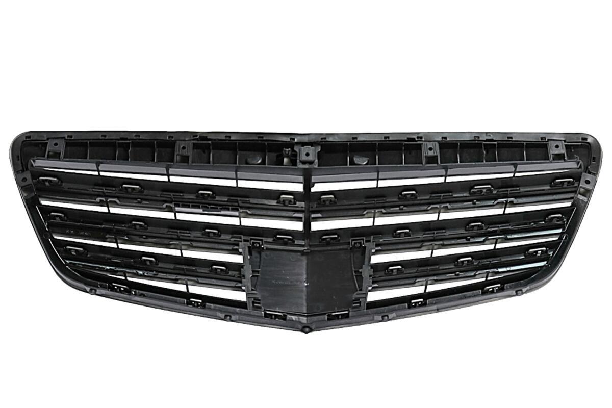 Frontgrill egnet til Mercedes S-Class W221 Facelift (2010-2013) S63 S65 Design i Piano Black - Billede 3