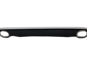 Bageste kofanger valance luftdiffuser egnet til Audi A7 4G (2010-2014) med udstødningsspidser i RS7 design.