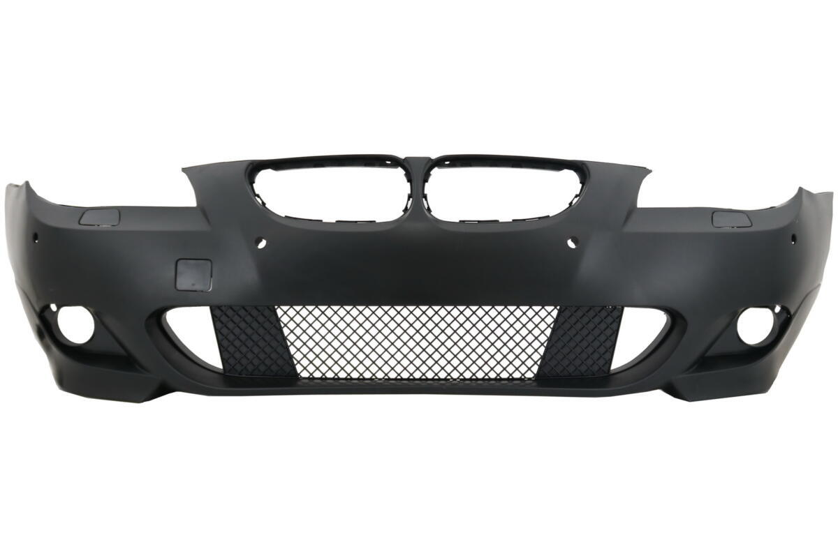 Frontskørter egnet til BMW 5 Serie E60 Sedan E61 LCI Touring (2007-2010) M-Technik Design PDC 18mm - Billede 2