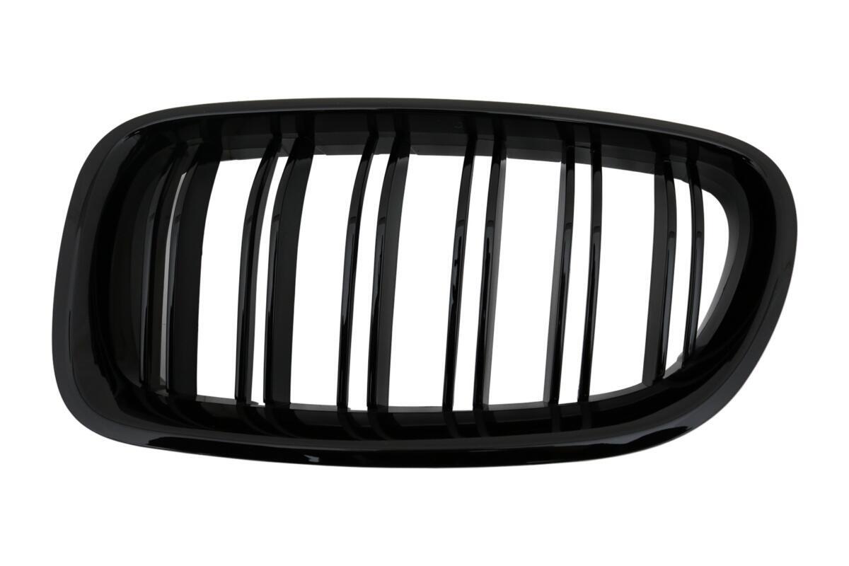 Centralgriller Nyrer til BMW 5 Serie F10 F11 (2010-2017) Dobbelt Stribe M Design Klaver Sort - Billede 3