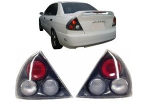 Baglygter egnet til Mitsubishi Mirage Lancer (1995-1997) Coupe Sedan Baglygter Sorte