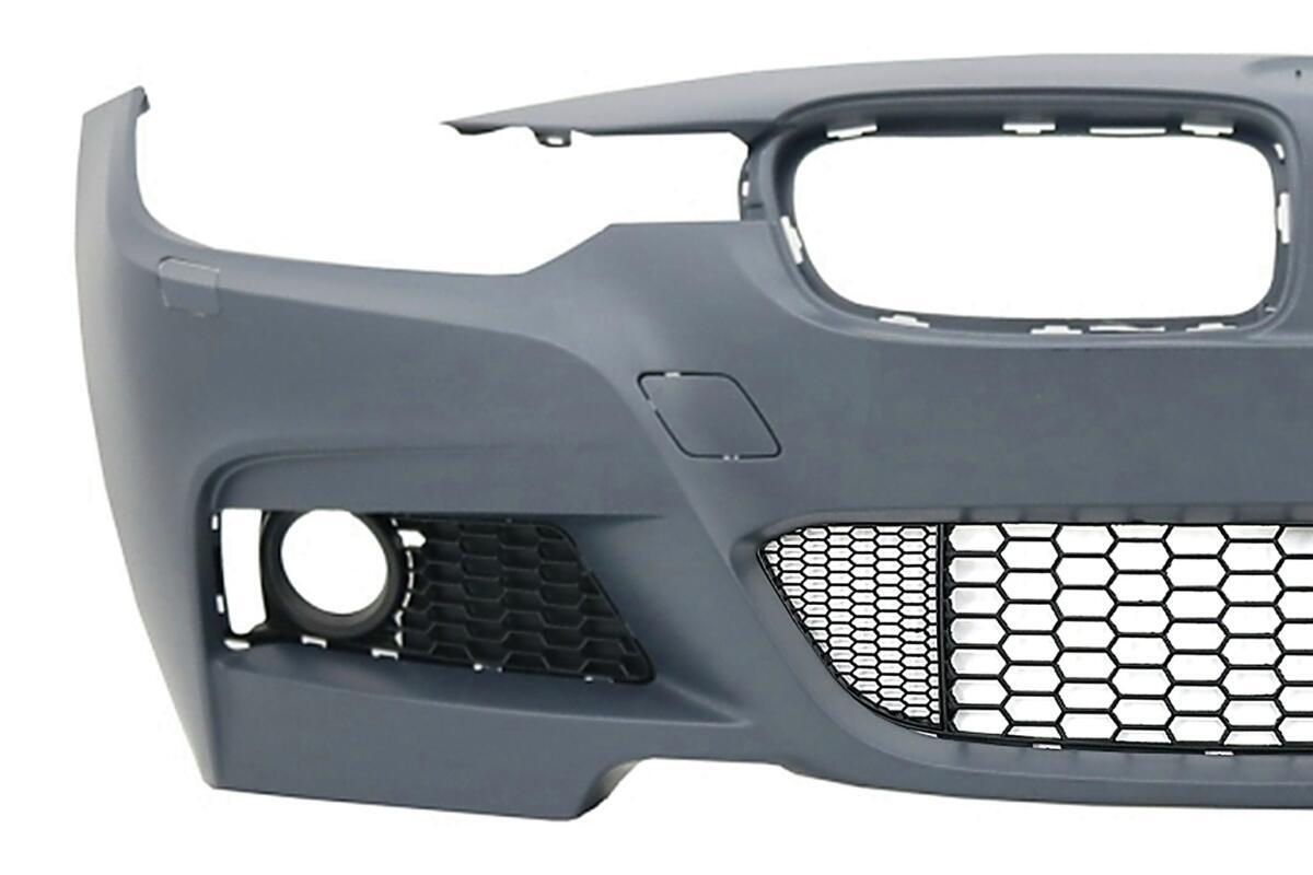 Frontskørter egnet til BMW 3 Series F30 F31 (2011-2019) M-Technik design uden tågeforlygter - Billede 3