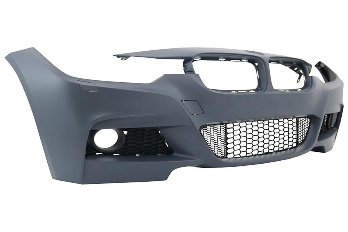 Frontskørter egnet til BMW 3 Series F30 F31 (2011-2019) M-Technik design uden tågeforlygter - Billede 2