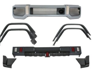 Bodykit egnet til Mercedes G-Class W463 (1989-2018) G63 G65 design med skærmforlængelser og hjulkasser.