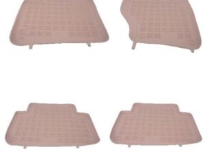 Gummigulvmåtte beige, der passer til Audi Q7 I 4L (2005-2015)