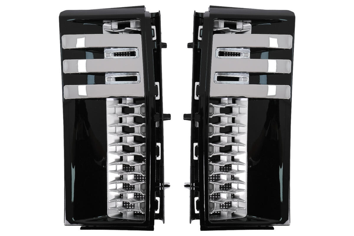Sideventiler gittere egnet til Land Range Rover Vogue III L322 (2002-2012) Autobiography Black Silver Edition Ny Design
