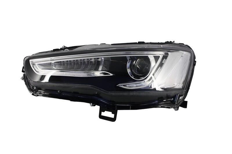 LED DRL forlygter egnet til Mitsubishi Lancer (2007-2017) Dual Projector Dynamisk Sekventiel Signal - Billede 2