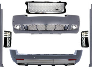 Body Kit egnet til Land Range Rover Vogue L322 (2002-2012) Black Silver Grille Edition Autobiography Design