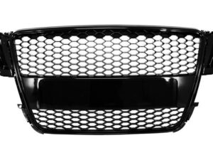 Badgefri frontgrill egnet til Audi A5 8T (2007-2011) RS design i klaversort.