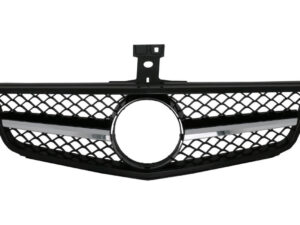 Frontgrill egnet til Mercedes C-Class W204 S204 Limousine Stationcar (2007-2014) Sport Piano Black C63 Design