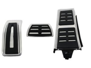 Sæt af pedalfodstøtte egnet til Audi A4 B8 (2008-2015), Audi A5 (2008-2016), Audi Q5 (2008-2016), Audi A6 (2011-2015), Audi A7 (2010-og frem), Porsche Macan (2014-og frem) Automatisk