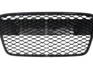 Frontgrill egnet til Audi R8 (2007-2012) i honningkage-design, klaversort.