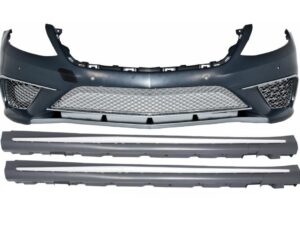 Frontskørter med sideskørter egnet til Mercedes S-Class W222 (2013-06.2017) S65 Design