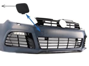 Trækøjeafdækning til frontbumper, der passer til VW Golf VI 6 (2008-2013) R20 Look