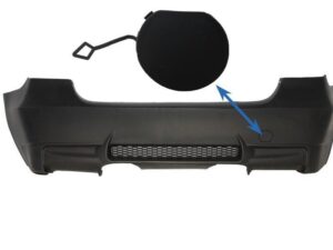 Trækøjeafdækning til bagkofanger, der passer til BMW 3 Serie E90 (2004-2011) M3 Design