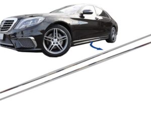 Chrome dele trimstrimler sideskørter velegnet til Mercedes S-Klasse W222 (2013-2020) S65 S63 design
