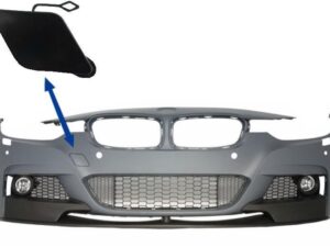 Trækøjeafdækning til frontbumper, der passer til BMW 3er F30 F31 Sedan Touring (2011-og frem) M-tech M Performance Design