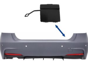 Trækøjeafdækning til bagbumper, egnet til BMW 3 Series F30 (2011-og frem) M-Performance M-Tech design