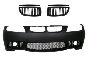 Frontskærm passende til BMW E90 E91 Non LCI (2004-2008) M3 med gittere med dobbeltstribe.