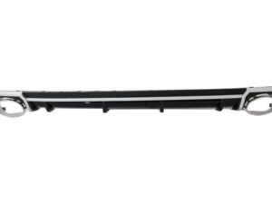 Bageste kofanger valance diffuser udstødningsspidser egnet til Audi A4 B9 8W (2016-2018) Sedan Avant RS4 design