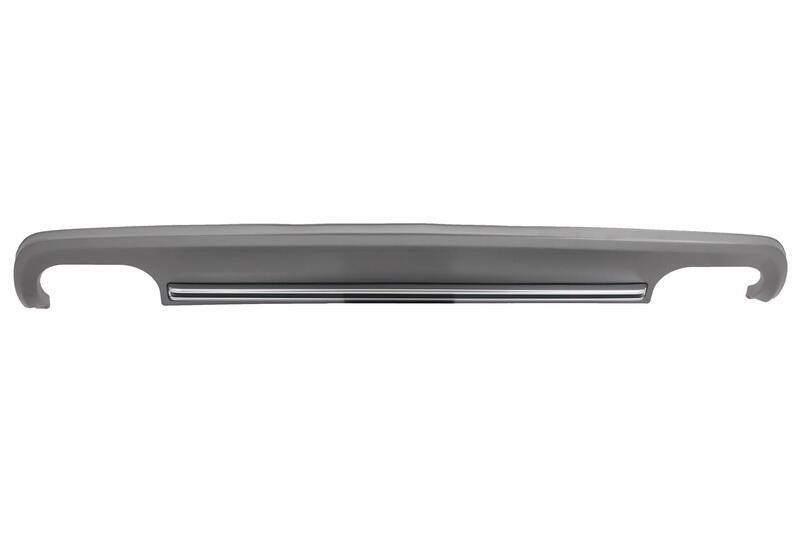 Bageste kofanger valance diffuser egnet til Audi A5 8T 2-dørs coupe cabriolet (2012-2015) S5 design - Billede 3