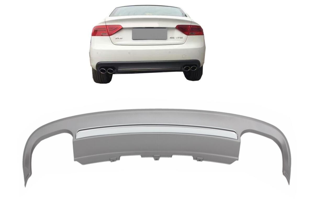 Bageste kofanger valance diffuser egnet til Audi A5 8T 2-dørs coupe cabriolet (2012-2015) S5 design