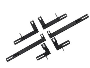 Brackets til løbende brædder og side trin, der passer til PEUGEOT 4008 (2012-2016)