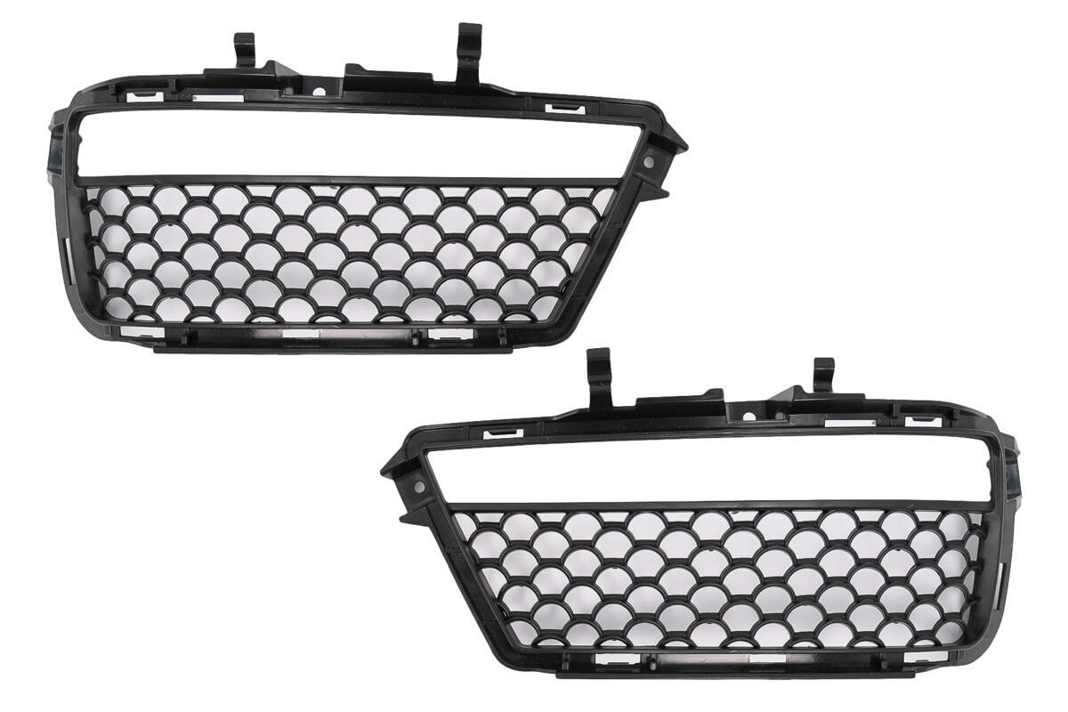 Frontskørts sidegitter til tågeforlygter DRL, egnet til Mercedes S-Klasse W221 (2005-2012) S63 S65 design. - Billede 2