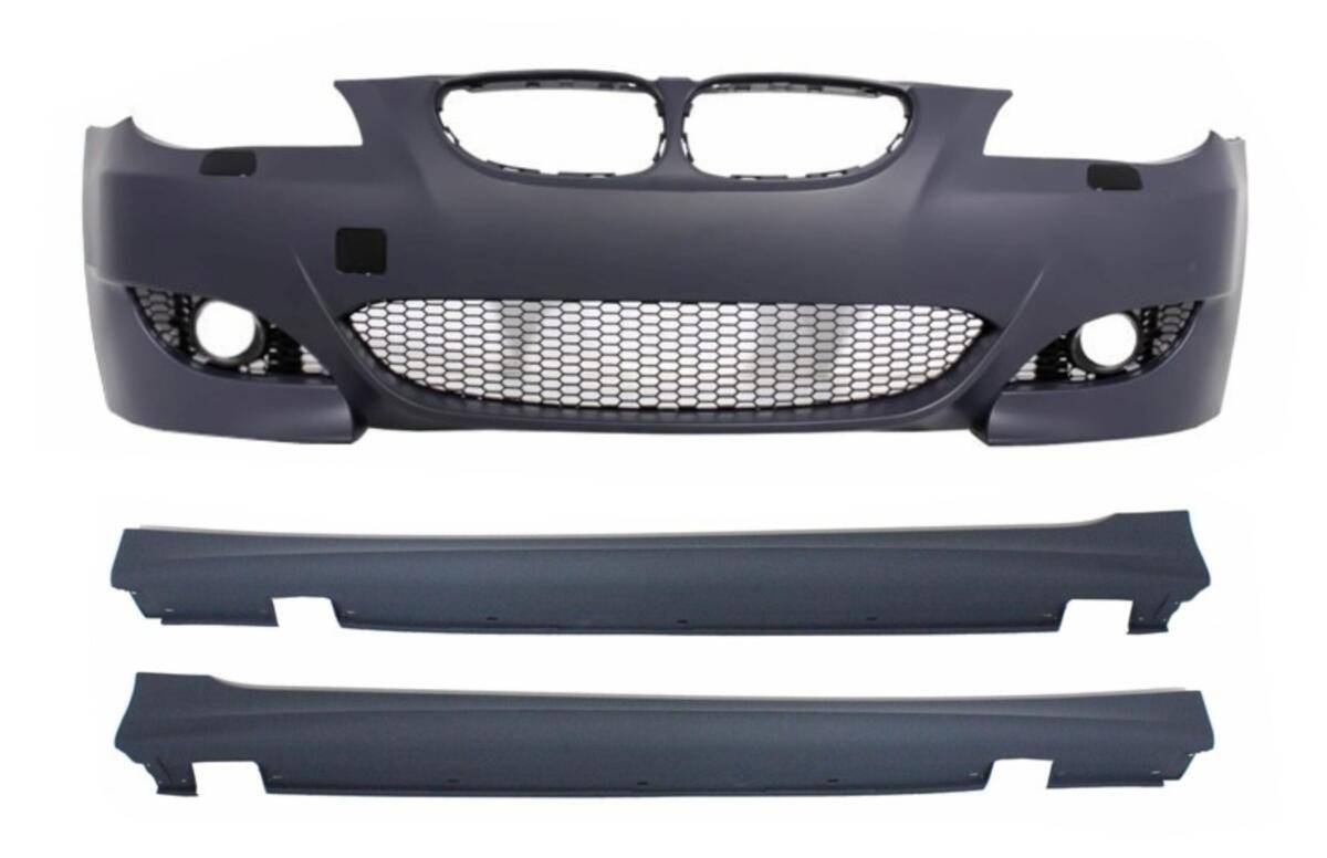 Frontskærm egnet til BMW 5 Serie E60 E61 (2003-2010) med sideskørter i M5 design.