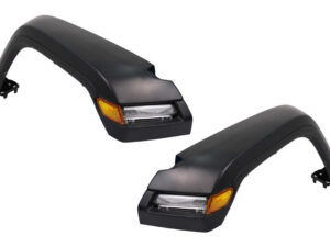 Skærmforlængelser med LED DRL sekventielle dynamiske blinklys, der passer til Jeep Wrangler JL (2018-2024)