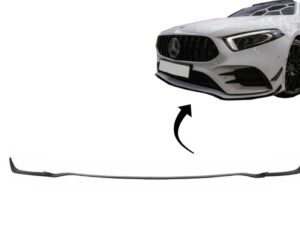 Frontskørtsforlængelse egnet til Mercedes A-Class W177 V177 (04.2018-2022) A35 Design Black Edition