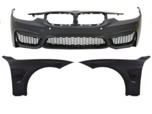 Frontskærm med frontkofanger og sideskørter egnet til BMW 3-serie F30 F31 Non LCI & LCI (2011-2018) M3 Sport EVO Design