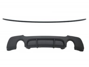 Bageste kofanger diffuser med bagagerums spoiler, der passer til BMW 3 Series E92 Coupe E93 Cabrio (2006-2014) M Design