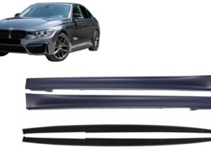 sideskørter med lip-udvidelser velegnet til BMW 3 Series F30 F31 Sedan Touring (2011-2018) M3 Design