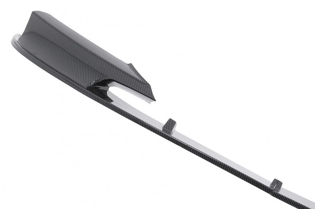 Frontspoiler med bagdiffuser, der passer til BMW 3 Series F30 F31 (2011-op) M-Performance design med carbonfilmbelægning. - Billede 3