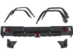 Bageste kofanger med skærmforlængelser og hjulkasser, der passer til Mercedes G-Class W463 (1989-2013) G63 G65 design.