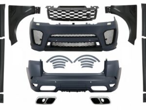 Komplet karosserikit egnet til Range Rover Sport L494 (2013-2017) konvertering til 2019 SVR design