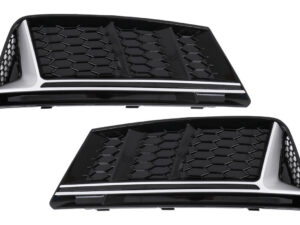 Bumper Nederste Gitter Dæksler Sidegitter egnede til Audi A4 B9 Sedan Avant (2016-2018) RS4 Design