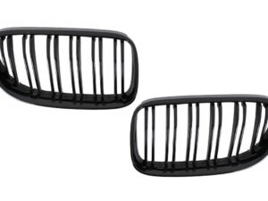 Front Kidney Gitter egnet til BMW 3 Series E92 E93 Coupe Cabriolet PreLCI (2006-2009) Dobbelt Stripe M-Pakke Sport Design